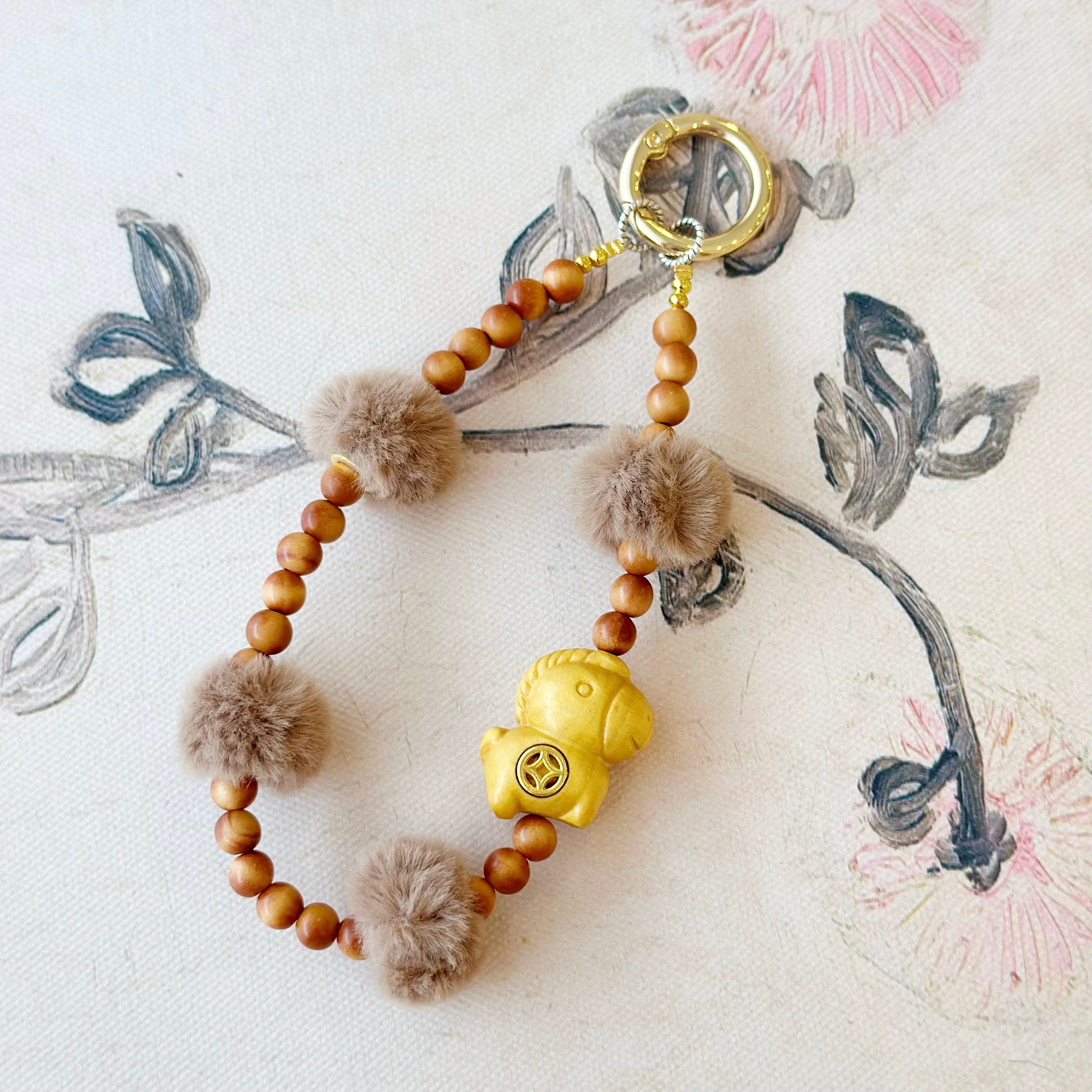 My Fluffy Pony Phone Charm