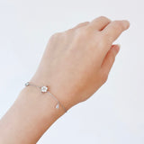 Silver Hellebore Bracelet
