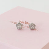 Silver Love in Bloom Earrings