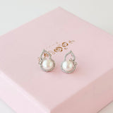 Hulu Ribon Pearl Earrings 葫芦