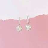 Sweetheart Huggie Hoop Earrings