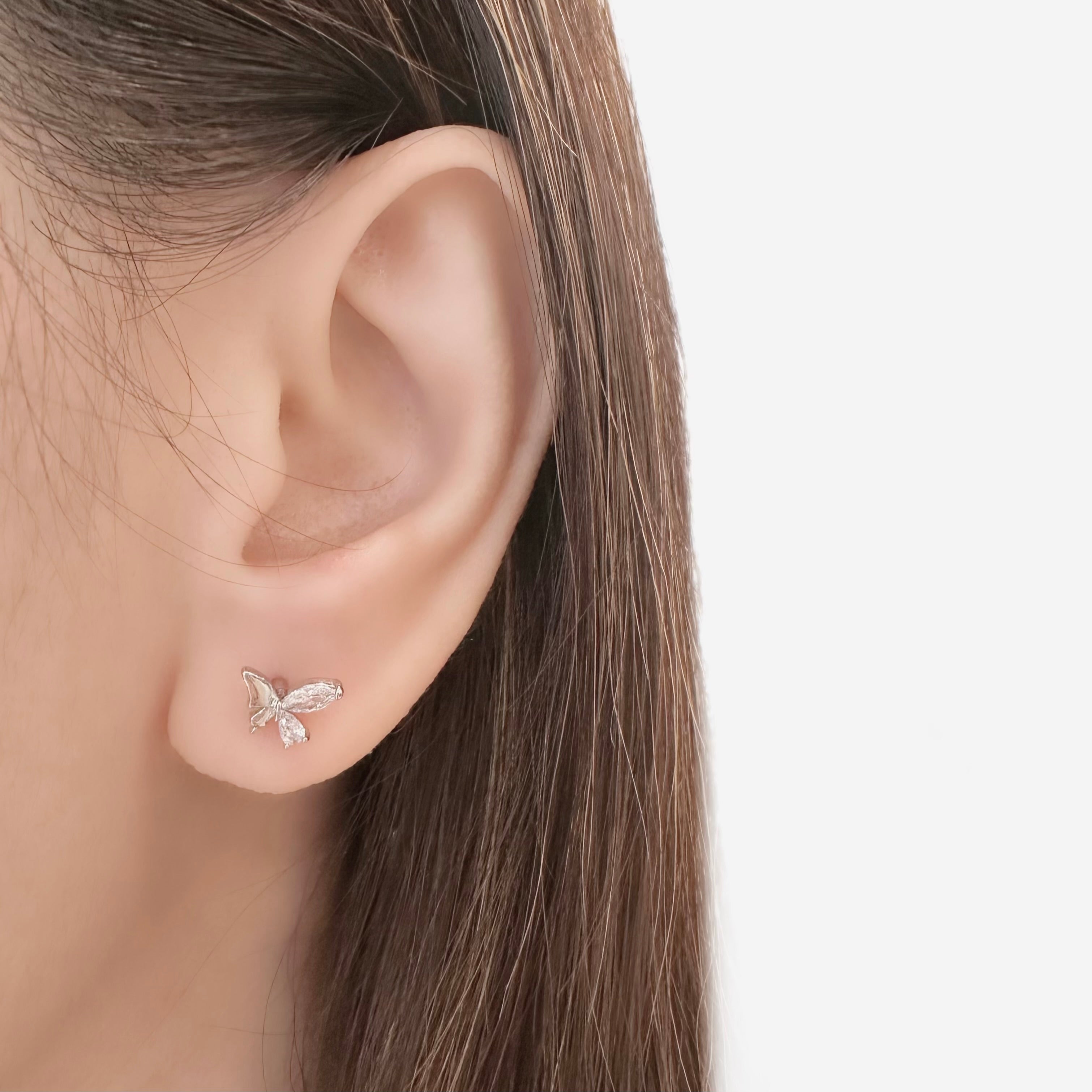 Amélie Butterfly Plastic Resin Earrings