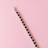 Black Adore You Tennis Bracelet
