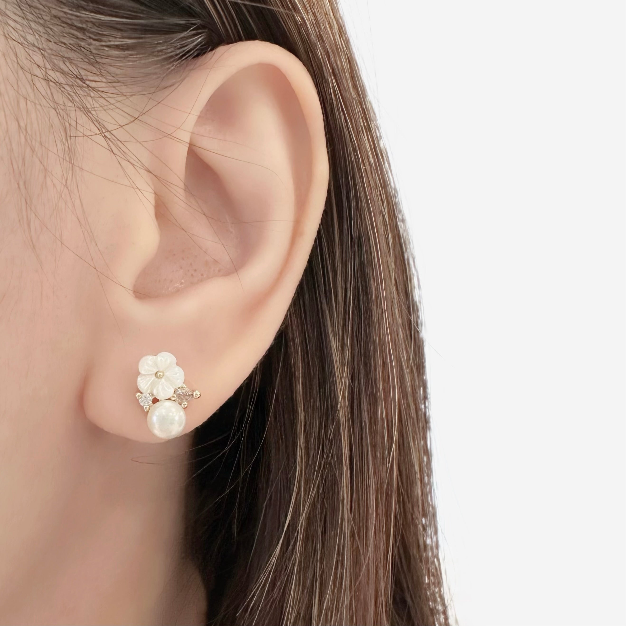 Kanoko Pearl Earrings