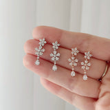 Silver Spring Snow Earrings