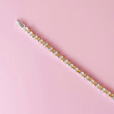Champagne Adore You Tennis Bracelet
