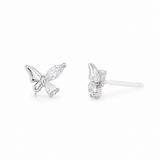 Amélie Butterfly Plastic Resin Earrings