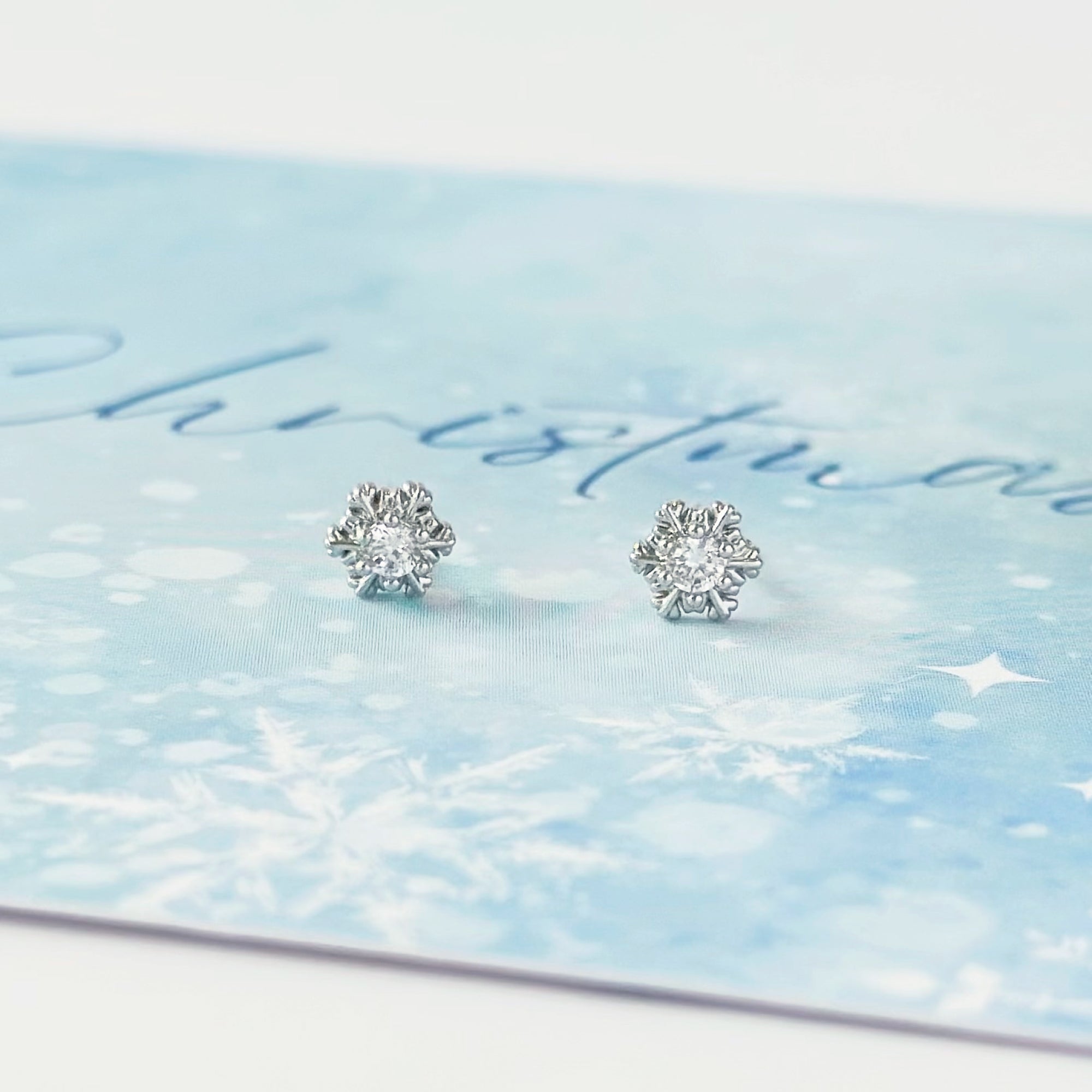 White Christmas Snow Globe