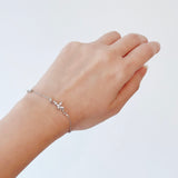 Silver Clematis Bracelet