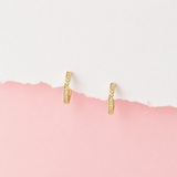 Camille Huggie Hoop Earrings