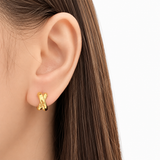 Xenist Huggie Hoop Earrings