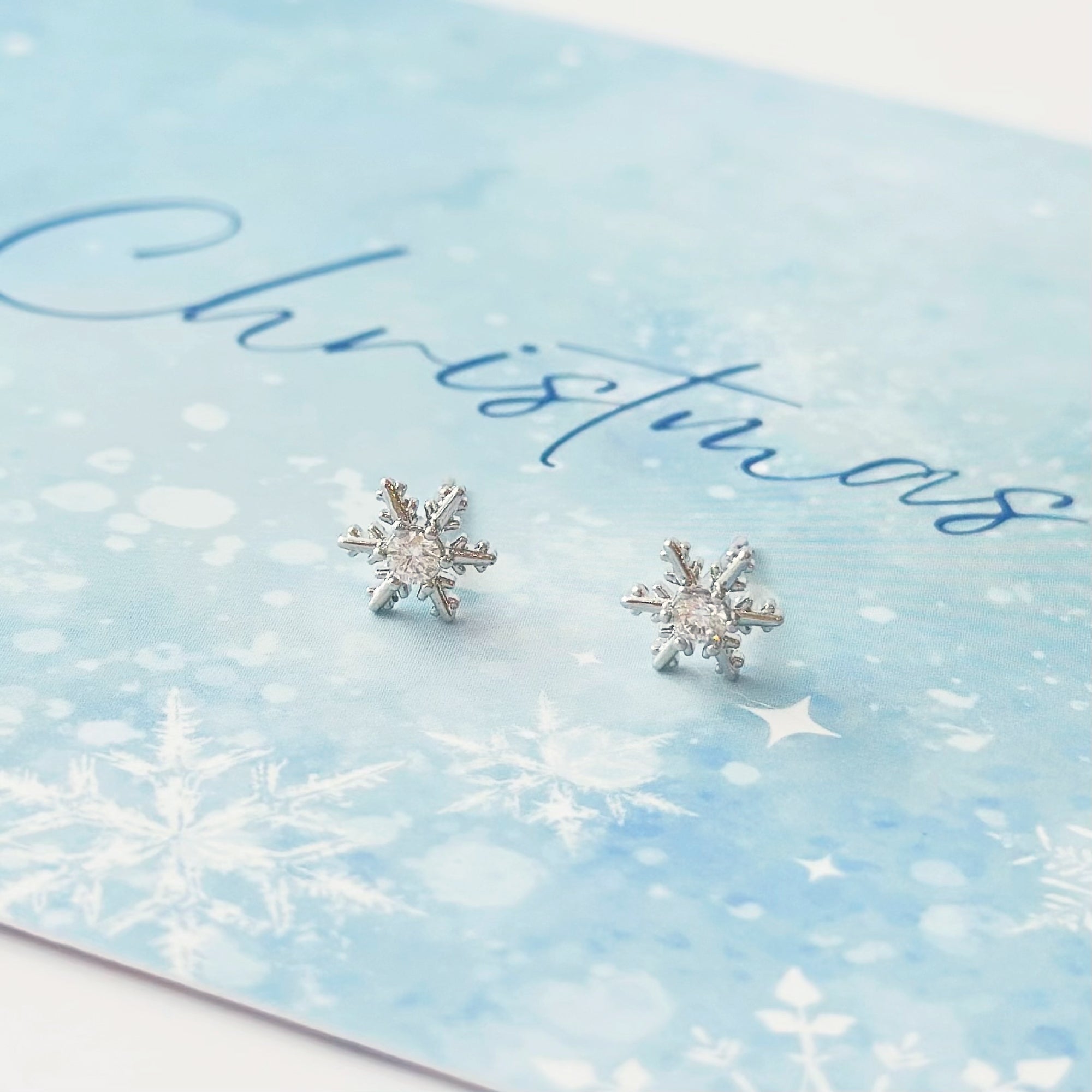 White Christmas Snow Globe