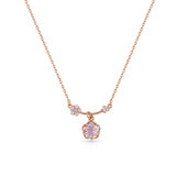 Rose Gold Camellia Necklace