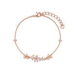 Rose Gold Dandelion Bracelet