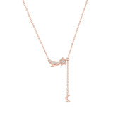 Rose Gold Wish Upon Necklace
