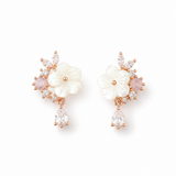 Rose Gold Rue Earrings