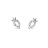 Silver Carrot Earrings