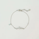 Silver Clematis Bracelet
