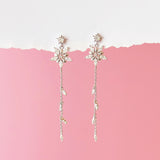 Silver First Snow Earrings