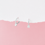 Princess Huggie Hoop Earrings [BACKORDER]
