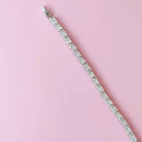 Silver Adore You Tennis Bracelet