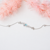 Silver Dandelion Bracelet
