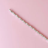 Silver Darl+ing Tennis Bracelet
