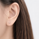 Silver Dotti Bloom Earrings