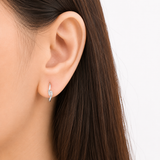 Inès Huggie Hoop Earrings