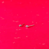 Silver Ingot Earrings 元寶