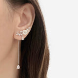 Made in Korea Earrings Korean Anting Cubic Zirconia Bride Bridal Dinner 925 Sterling Silver Fashion Costume Jewellery Online Malaysia Shopping Trendy No Piercing Special Perfect Gift From Heart For Your Loved One Accessory Gift for her Rose Gold Korea Made Earrings Korean Jewellery Jewelry Local Brand in Malaysia Cubic Zirconia Dainty Delicate Minimalist Jewellery Jewelry Bride Clip On Earrings Silver Christmas Gift Set Xmas Silver snowman wreath candy cane present gift for her gift ideas 2 way earrings