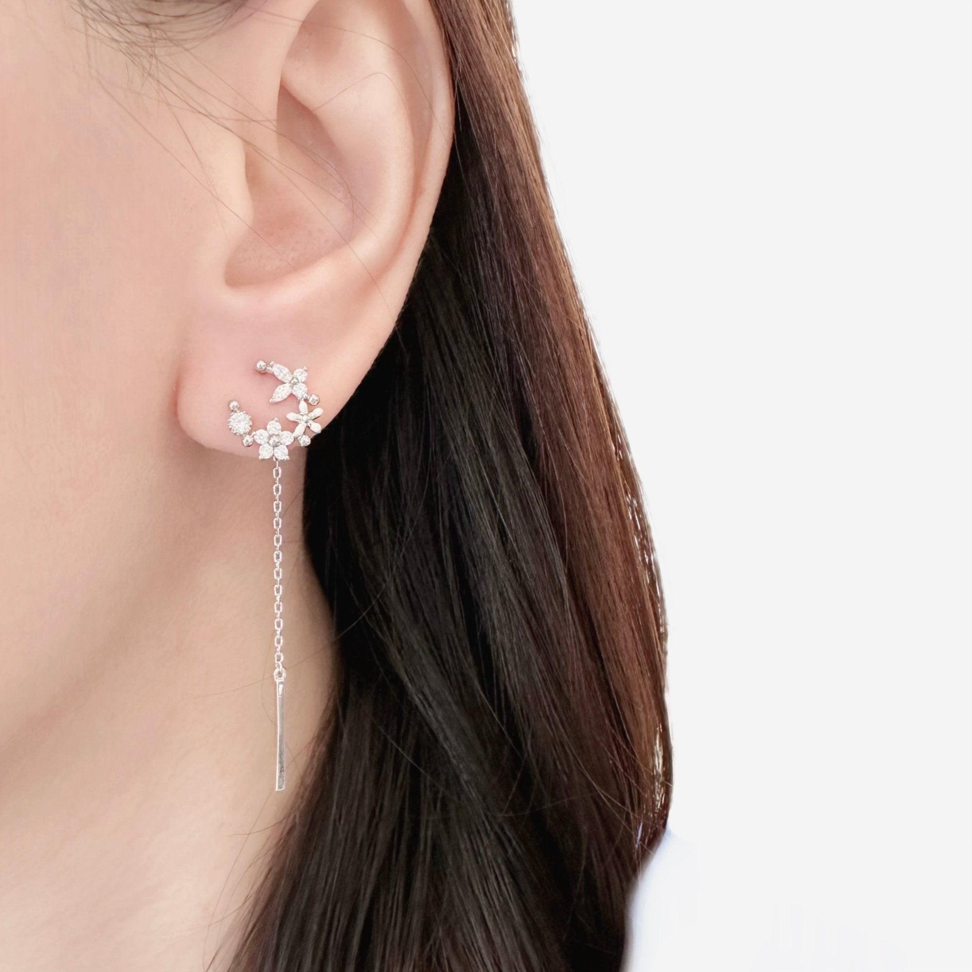 Rose Gold Made in Korea Earrings Korean Anting Cubic Zirconia Jewellery Malaysia piercing 925 Sterling Silver hypoallergenic 2 way earrings Jewellery Online Malaysia Shopping No Piercing Perfect Gift special gift s925 dainty anting jewellery Malaysia Gift for her Rose Gold Korea Made Earrings Korean Jewellery Jewelry Cubic Zirconia Dainty Delicate Minimalist Jewellery Jewelry Bride Clip On Earrings Silver Gift Set present gift for her gift ideas daily wear earrings spring earrings birthday gift