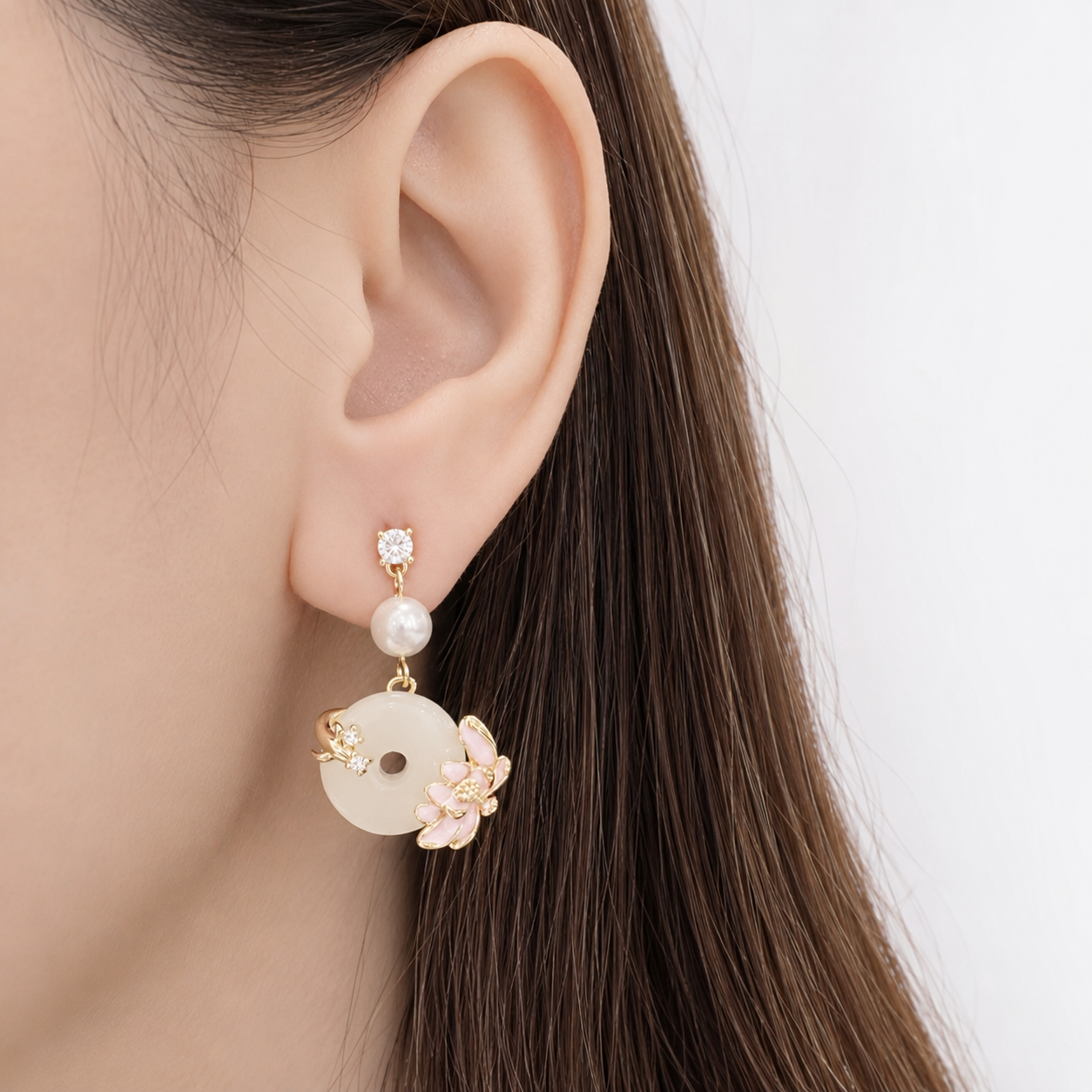 Waterlily on the Pond Earrings