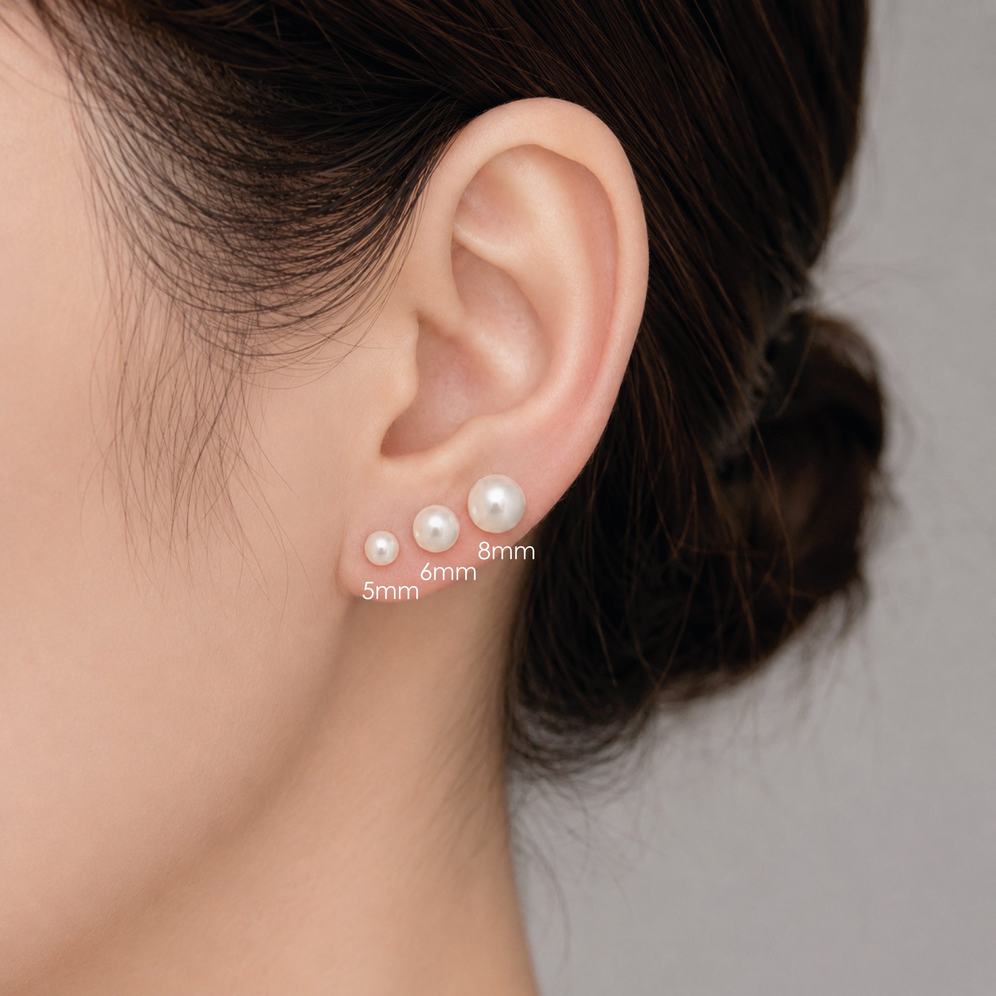 Yura 6mm Pearl Earrings