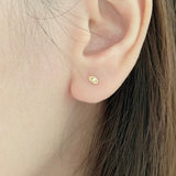 Gold Ingot Earrings 元寶