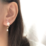 Made in Korea Earrings Necklace Bracelet Korean Anting Rantai Gelang Tangan Cubic Zirconia Bride Bridal Dinner 925 Sterling Silver Accessory Fashion Fancy Stylish Costume Jewellery Online Malaysia Shopping Trendy Accessories Daily Wear Jewelry Dainty Minimalist Delicate Clip On Earrings No Piercing Special Perfect Gift From Heart For Your Loved One Happy Valentines Day Petite Floral Box gift for her bracelet, surprise gift, birthday gift, gift set, premium gift, online gift shop, bridesmaid gift,