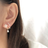 Made in Korea Earrings Necklace Bracelet Korean Anting Rantai Gelang Tangan Cubic Zirconia Bride Bridal Dinner 925 Sterling Silver Accessory Fashion Fancy Stylish Costume Jewellery Online Malaysia Shopping Trendy Accessories Daily Wear Jewelry Dainty Minimalist Delicate Clip On Earrings No Piercing Special Perfect Gift From Heart For Your Loved One Happy Valentines Day Petite Floral Box gift for her bracelet, surprise gift, birthday gift, gift set, premium gift, online gift shop, bridesmaid gift,