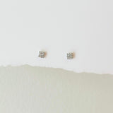 daily wear solitaire diamond earrings anting can wear to shower sleep sport cubic zirconia 0.5 carat 0.3 carat