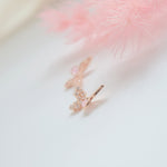 Rose Gold Made in Korea Earrings Korean Anting Cubic Zirconia Bride Bridal Dinner 925 Sterling Silver hypoallergenic Instagram gift shops Jewellery Online Malaysia Shopping No Piercing Perfect Gift From Heart For Your Loved One Online jewellery Malaysia Gift for her Rose Gold Korea Made Earrings Korean Jewellery Jewelry Local Brand in Malaysia Cubic Zirconia Dainty Delicate Minimalist Jewellery Jewelry Bride Clip On Earrings Silver Christmas Gift Set butterfly present gift for her gift ideas