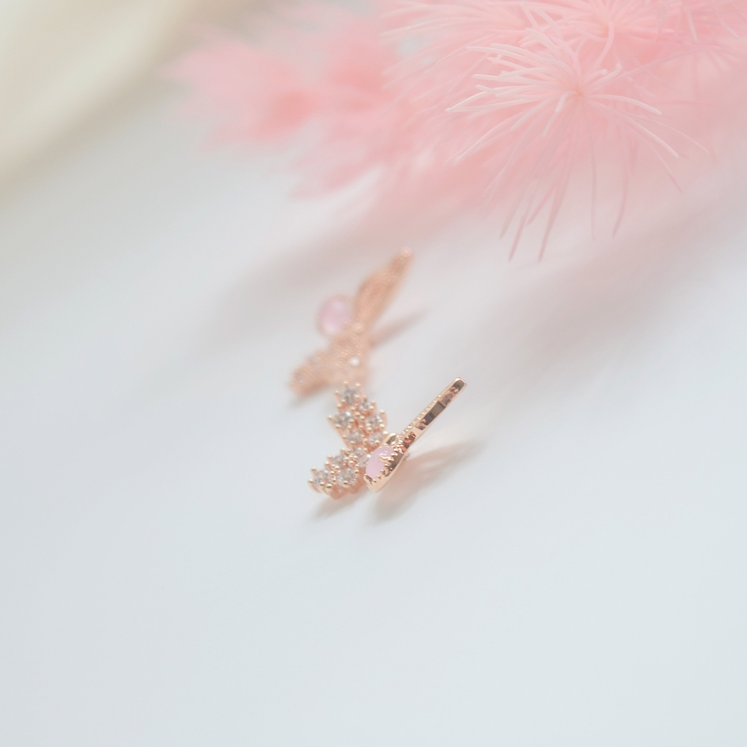 Rose Gold Made in Korea Earrings Korean Anting Cubic Zirconia Bride Bridal Dinner 925 Sterling Silver hypoallergenic Instagram gift shops Jewellery Online Malaysia Shopping No Piercing Perfect Gift From Heart For Your Loved One Online jewellery Malaysia Gift for her Rose Gold Korea Made Earrings Korean Jewellery Jewelry Local Brand in Malaysia Cubic Zirconia Dainty Delicate Minimalist Jewellery Jewelry Bride Clip On Earrings Silver Christmas Gift Set butterfly present gift for her gift ideas