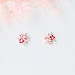 sakura earrings earrings Rose Gold Made in Korea Earrings Korean Anting Cubic Zirconia Jewellery Malaysia Instagram 925 Sterling Silver hypoallergenic Instagram gift shops Jewellery Online Malaysia Shopping No Piercing Perfect Gift special gift Loved One Online jewellery Malaysia Gift for her Rose Gold Korea Made Earrings Korean Jewellery Jewelry Local Brand in Malaysia Cubic Zirconia Dainty Delicate Minimalist Jewellery Jewelry Bride Clip On Earrings Silver Gift Set present gift for her gift ideas