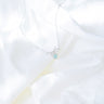 Silver Made in Korea Necklace Korean Rantai Leher Cubic Zirconia Bride Bridal Dinner Rhodium Plated Accessory Fashion Fancy Stylish Jewellery Online Malaysia Shopping Trendy Accessories Daily Wear Jewelry Dainty Minimalist Delicate Special Perfect Gift From Heart For Your Loved One