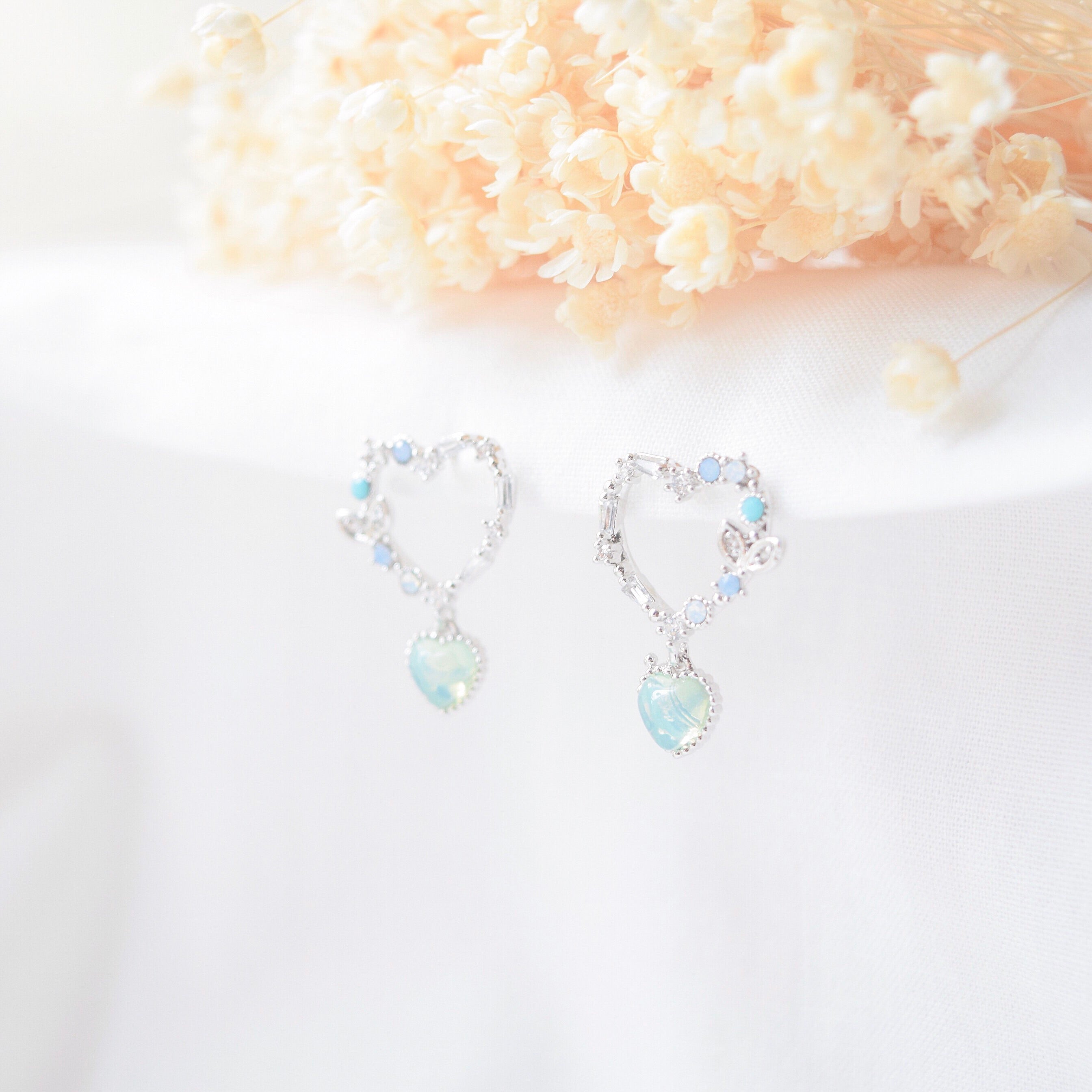 Made in Korea Earrings Korean Anting Cubic Zirconia Bride Bridal Dinner 925 Sterling Silver Accessory Fashion Fancy Stylish Costume Jewellery Online Malaysia Shopping Trendy Accessories Daily Wear Jewelry Dainty Minimalist Delicate Clip On Earrings No Piercing Special Perfect Gift From Heart For Your Loved One