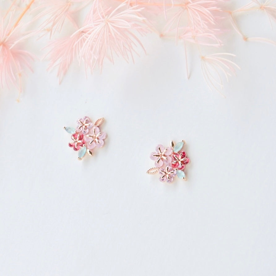 sakura earrings earrings Rose Gold Made in Korea Earrings Korean Anting Cubic Zirconia Jewellery Malaysia Instagram 925 Sterling Silver hypoallergenic Instagram gift shops Jewellery Online Malaysia Shopping No Piercing Perfect Gift special gift Loved One Online jewellery Malaysia Gift for her Rose Gold Korea Made Earrings Korean Jewellery Jewelry Local Brand in Malaysia Cubic Zirconia Dainty Delicate Minimalist Jewellery Jewelry Bride Clip On Earrings Silver Gift Set present gift for her gift ideas