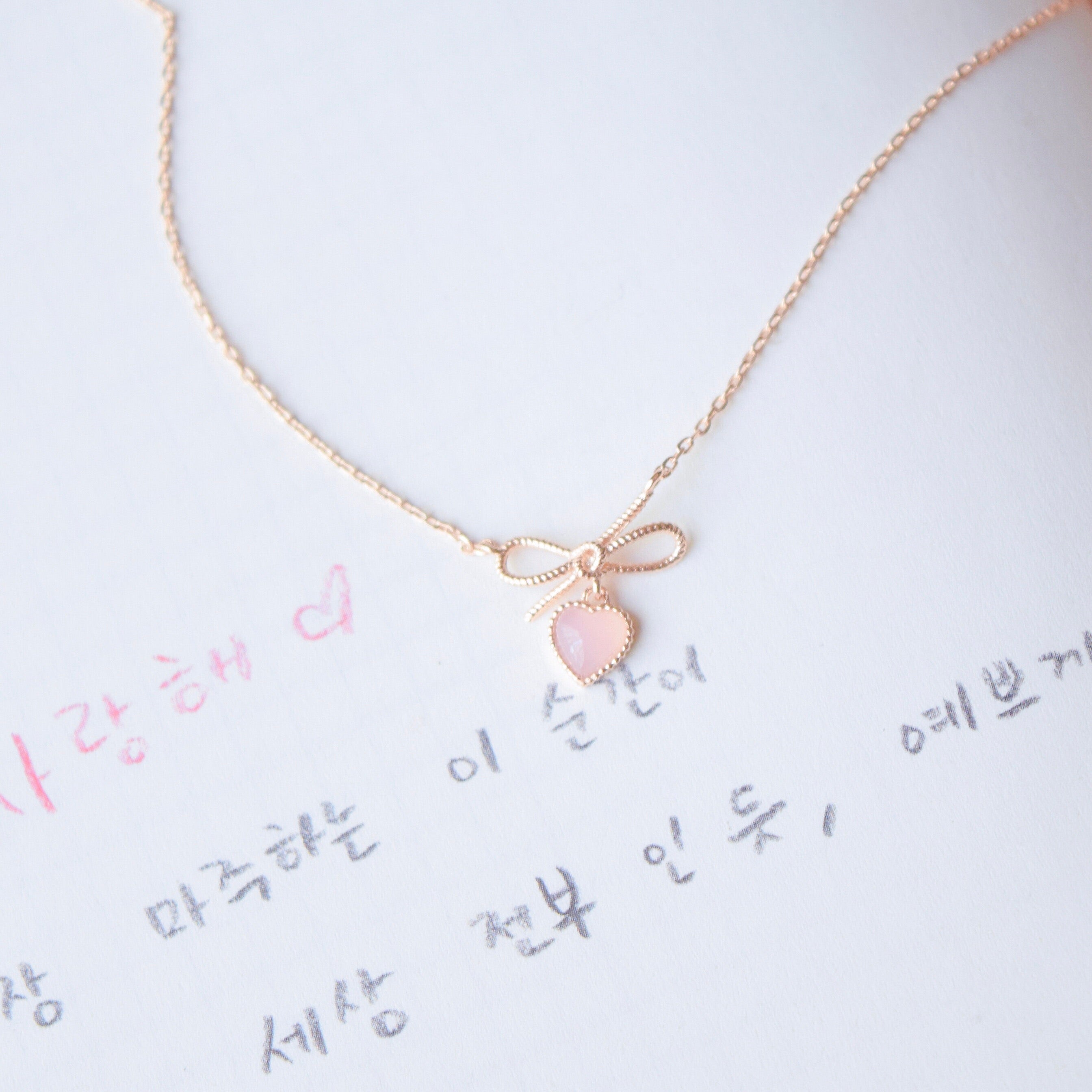 Rose Gold Made in Korea Necklace Korean Rantai Leher Cubic Zirconia Bride Bridal Dinner Rhodium Plated Accessory Fashion Fancy Stylish Jewellery Online Malaysia Shopping Trendy Accessories Daily Wear Jewelry Dainty Minimalist Delicate Special Perfect Gift From Heart For Your Loved One