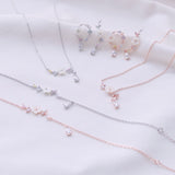 Made in Korea Earrings Necklace Bracelet Korean Anting Rantai Gelang Tangan Cubic Zirconia Bride Bridal Dinner 925 Sterling Silver Accessory Fashion Fancy Stylish Costume Jewellery Online Malaysia Shopping Trendy Accessories Daily Wear Jewelry Dainty Minimalist Delicate Clip On Earrings No Piercing Special Perfect Gift From Heart For Your Loved One Happy Valentines Day Petite Floral Box gift for her bracelet, surprise gift, birthday gift, gift set, premium gift, online gift shop, bridesmaid gift,
